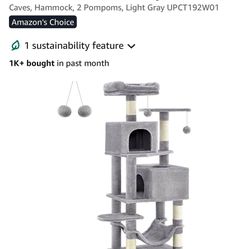 Brand new cat tower