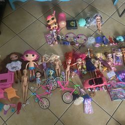 LOL & Barbie Toy Lot 