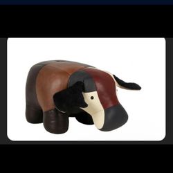 Moose Ottoman Furniture  Chair Genuine Leather Retails for $400