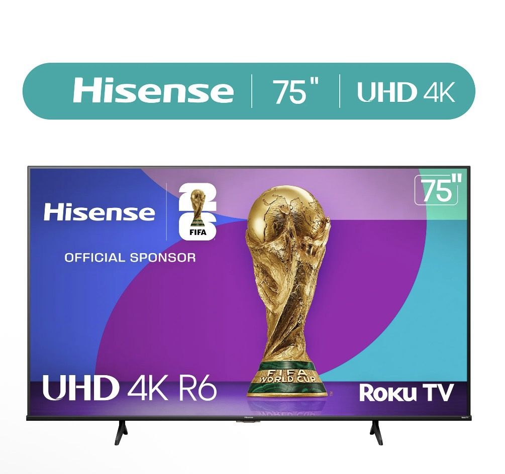 75” Roku TV Hisense