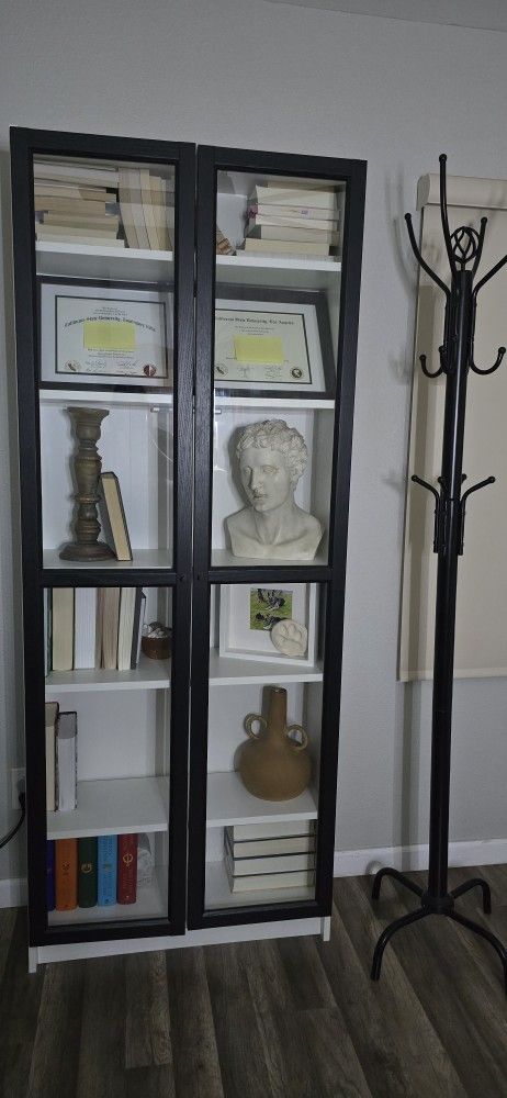 IKEA Billy Bookcase With Glass Doors