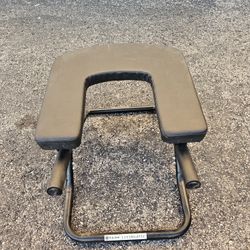 BODY RHYTHM Foldable Yoga Headstand Bench, Yoga Inversion Chair, Headstand Trainer for Re...