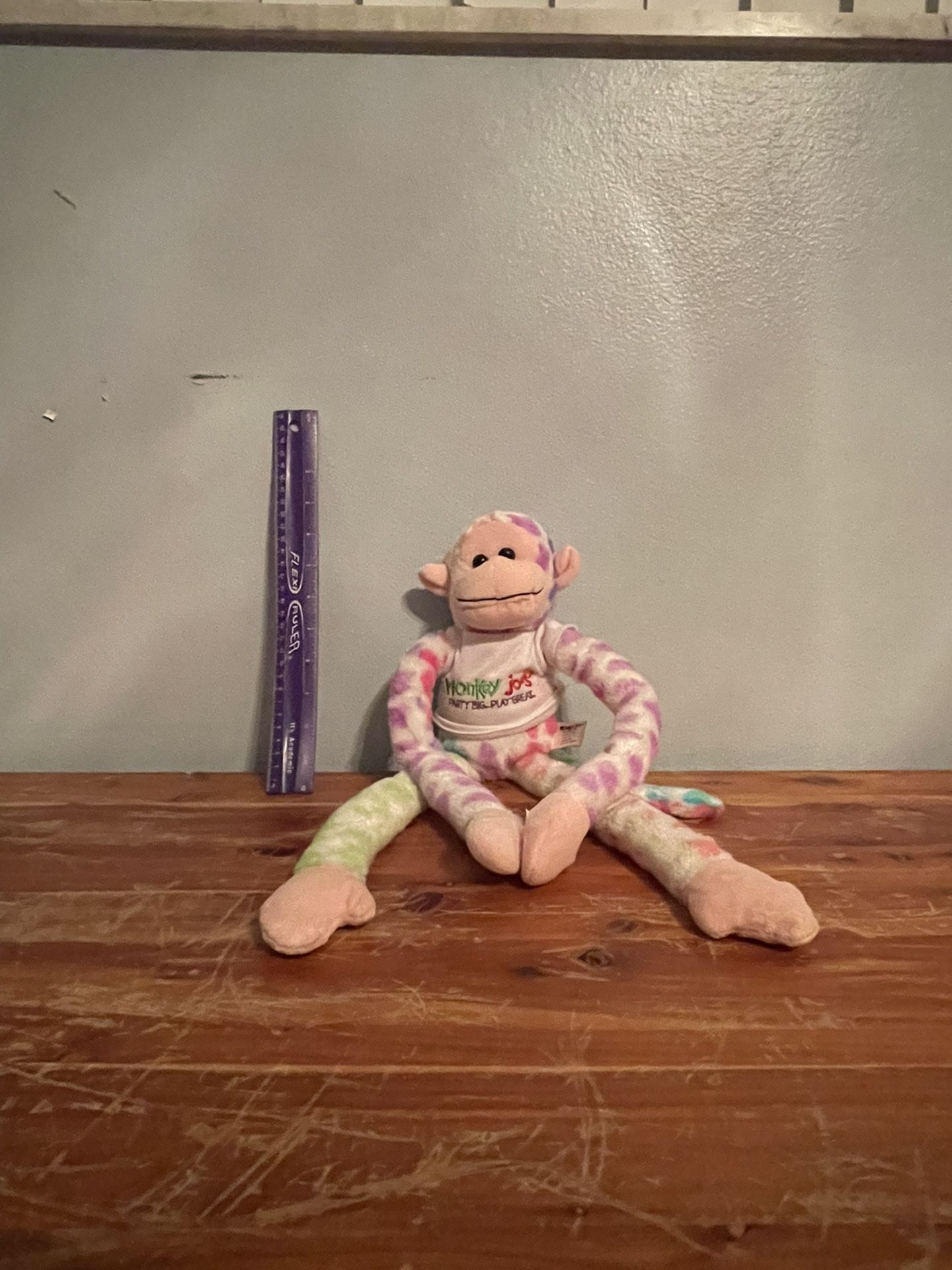 Monkey Joe’s Monkey Stuffed Animal/ Plush Rainbow 