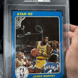 James Worthy Rookie Auto $150