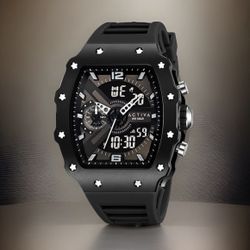 Activa X Invicta 44.3 MM Men's Sport Watch - Analog & Digital, Chronograph- New