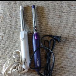 $25.00 TWO CONAIR CURLING IRONS.