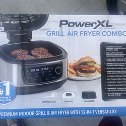 POWER XL GRILL AND AIR FRYER COMBO
