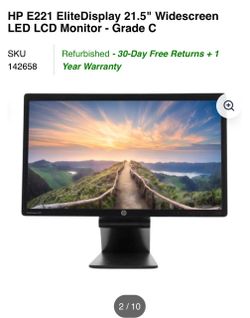 HP monitors (2)