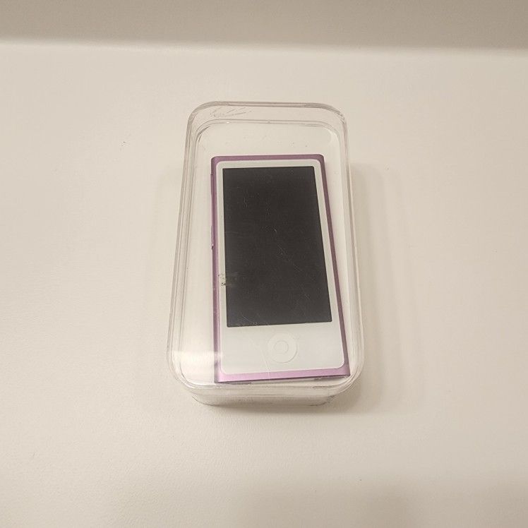 Apple iPod Nano 7th Generation 16GB Bluetooth with box, charger, cable and brand new generatic headphones