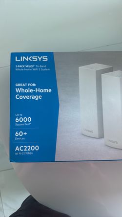 Linksys Velop Tri-Band WiFi 5 System 3-Pack