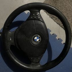 OEM 2003 BMW M5 MTech Steering Wheel