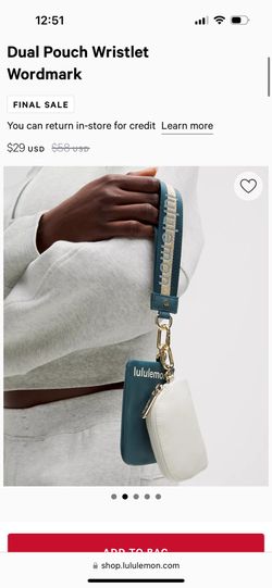 $40 Brand New Lululemon Wristlet