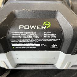 Lawn and garden electric backpack blower