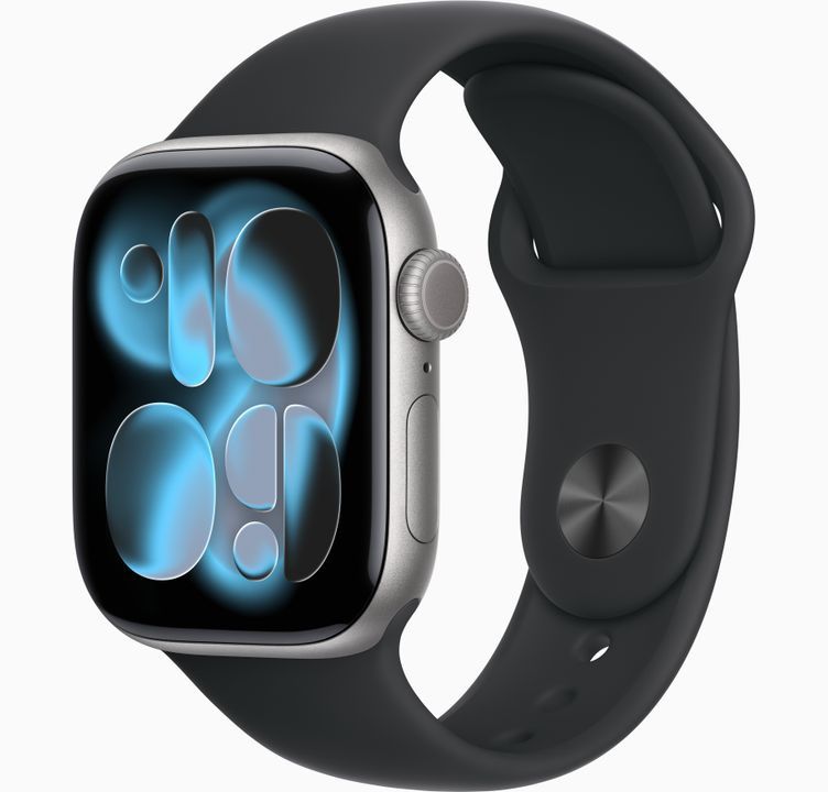 Apple Watch Series 11 42mm Space Gray Al Black SB M/L CEL