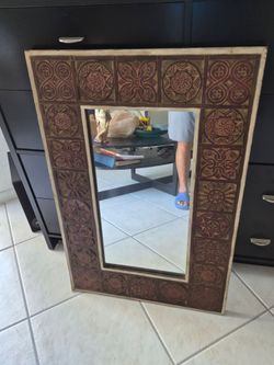 Used wall glass mirror