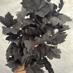 Dark Gothic Decor, Black Maple, Halloween Decor, Birthday Decor, Party Decor