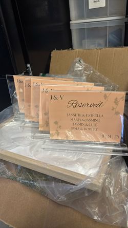 Acrylic Sign Holder