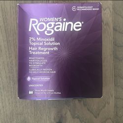 Rogaine Hair Solution  Growth Box Of 3 $78+ Retail