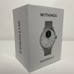 Withings ScanWatch 2 Hybrid Smart Watch Heart Rate Sleep Monitoring Fitness GPS Tracker