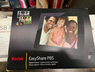 Kodak EasyShare P85 8" Digital LCD Picture Frame Camera Photos USB Tested Works