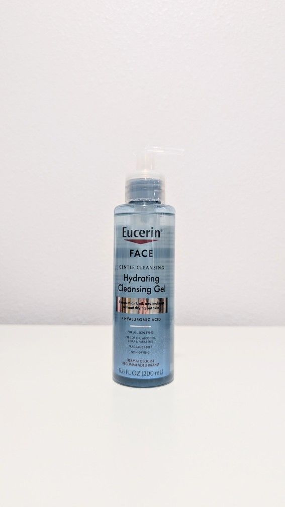 Eucerin Gentle Hydrating Face Cleaning Gel, 6.8oz