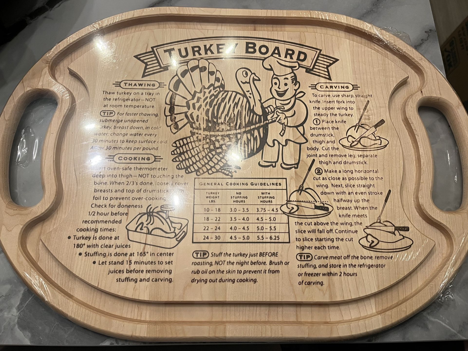 Turkey Carving Cutting Board