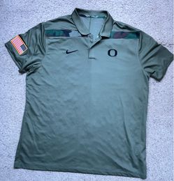 Oregon ducks polo (camo/flag edition)