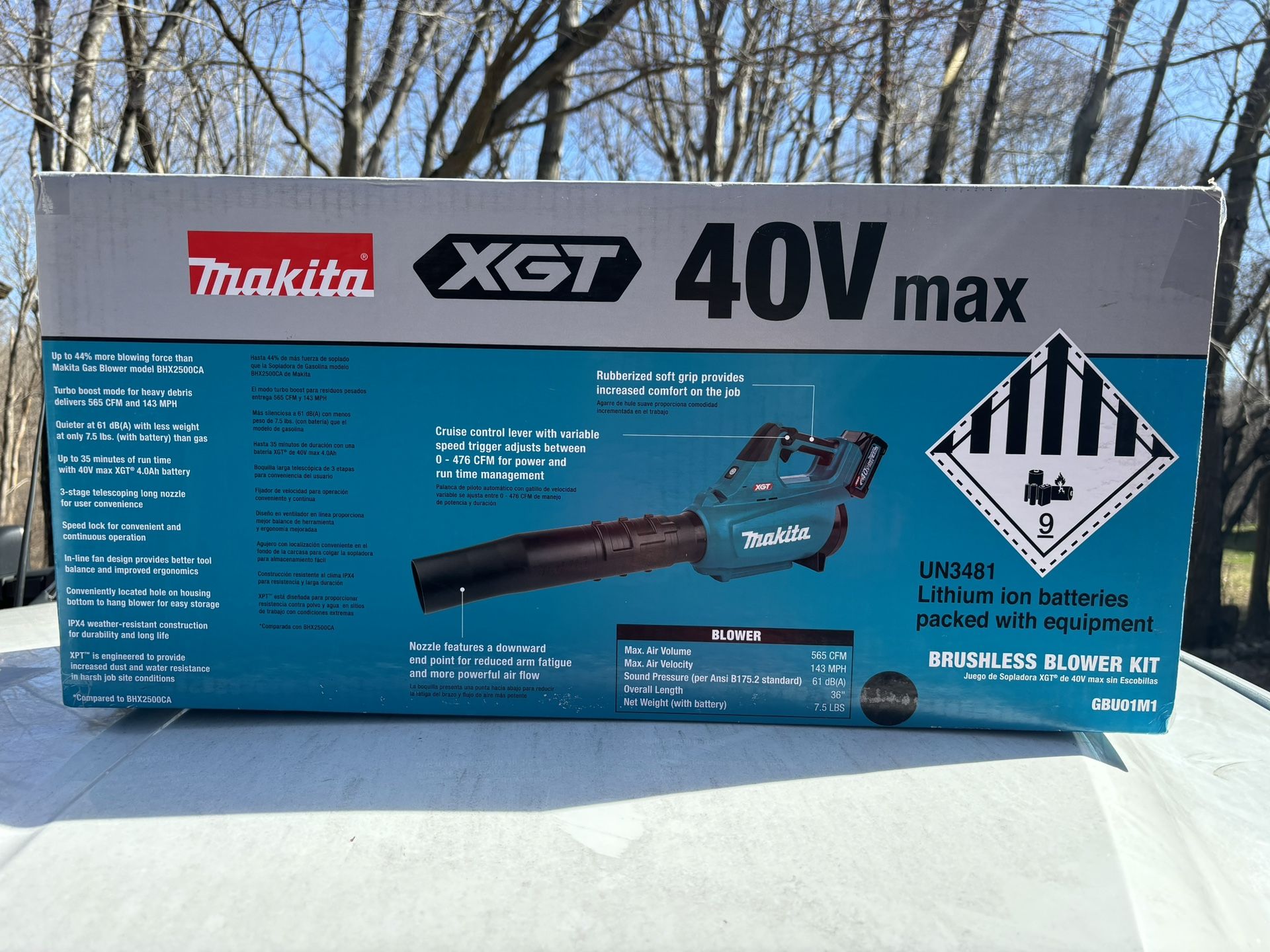 Makita Leaf Blower. Brand New 