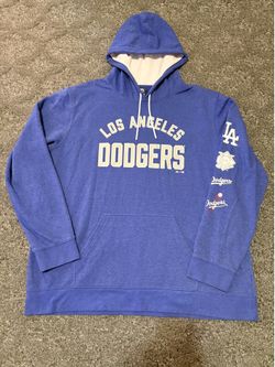 Majestic LA Dodgers Hoodie Sweatshirt Men 2XL Fleece Pullover MLB