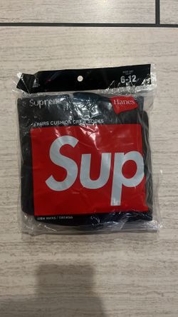 black supreme socks