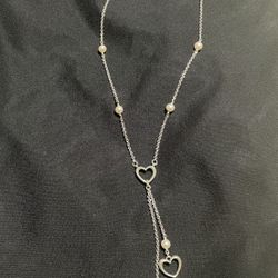 Retired Hearts & Pearls Necklace 