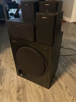 sony surround sound home speakers and sub