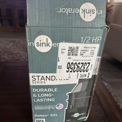 Insinkerator 1/2 Horsepower Garbage Disposal 