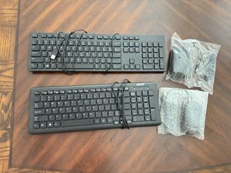 Two Sets Keyboard Mouse Sets