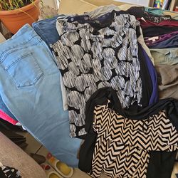 New and worn clothes 