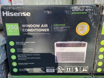 BRAND NEW Hisense 6,000 BTU A/C Unit with Remote Control