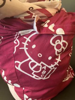Hello kitty TWIN Comforter & Storage Bag