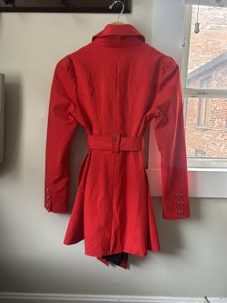 Ny And Co Red Jacket With LBD To Go Underneath