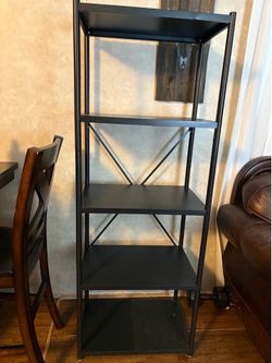 Black shelf