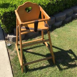 Wooden High Chair