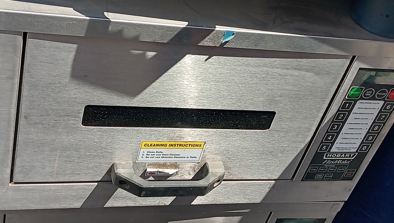 Hobart HFB12 Flash Bake Oven working