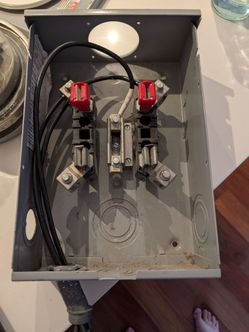 Electric Meter Box w/ Vintage Reader