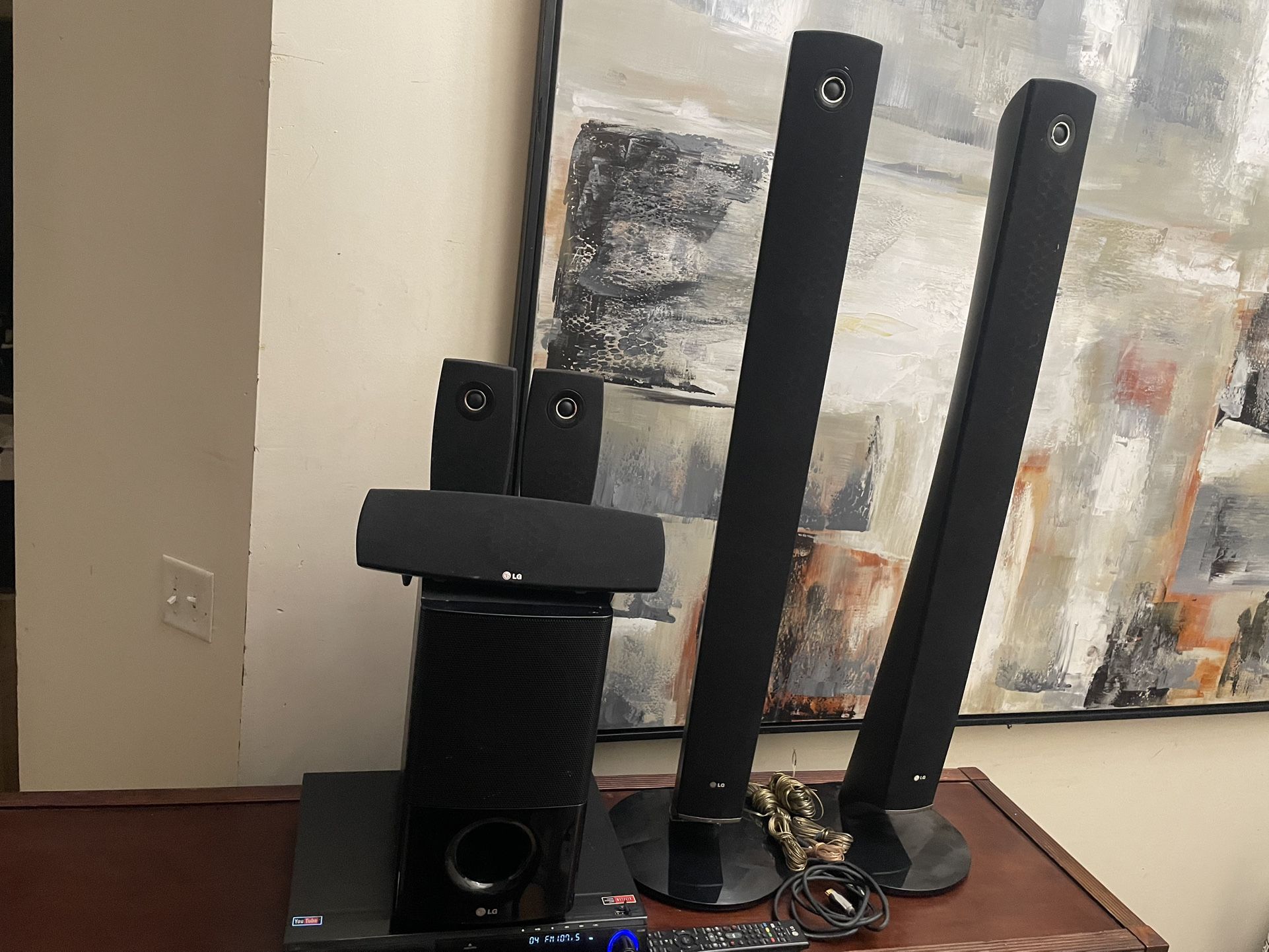 7pc LG Channel Home Theater System