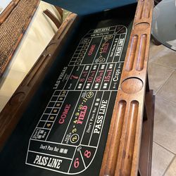 Antique wine Rack/ Game/ Poker Table 
