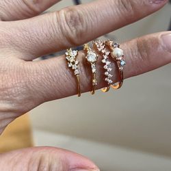 14k Gold Plated Rings 
