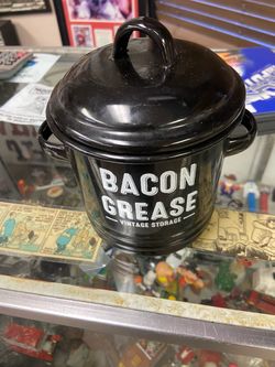 Bacon Grease Vintage Storage Container