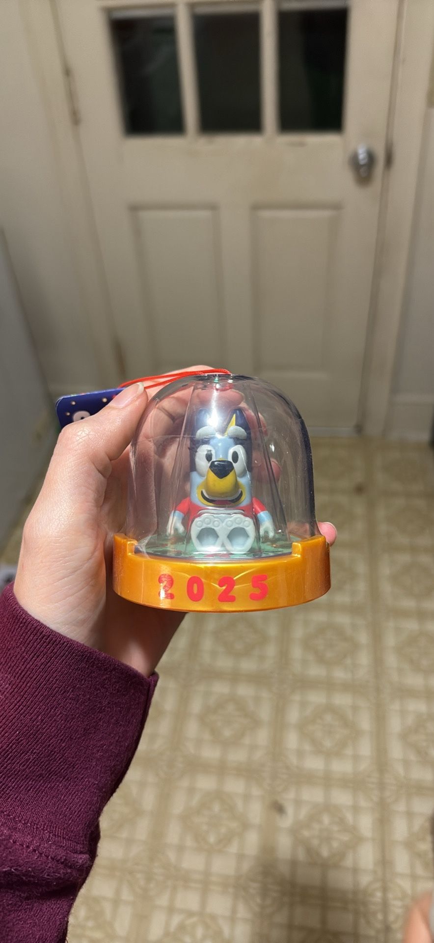 Bluey Christmas ornament