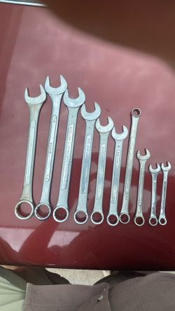 10- combination mechanic wrenches