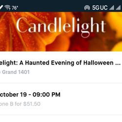Candlelight Haunted Evening Concert