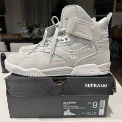Supra Bleeker Light Grey/White